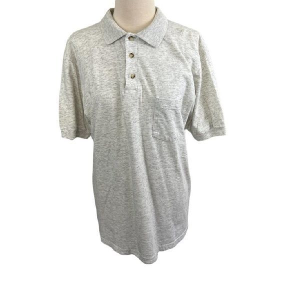 🌿4/$30🌿 VINTAGE PENMAN Grey Short Sleeve Polo (M)‎